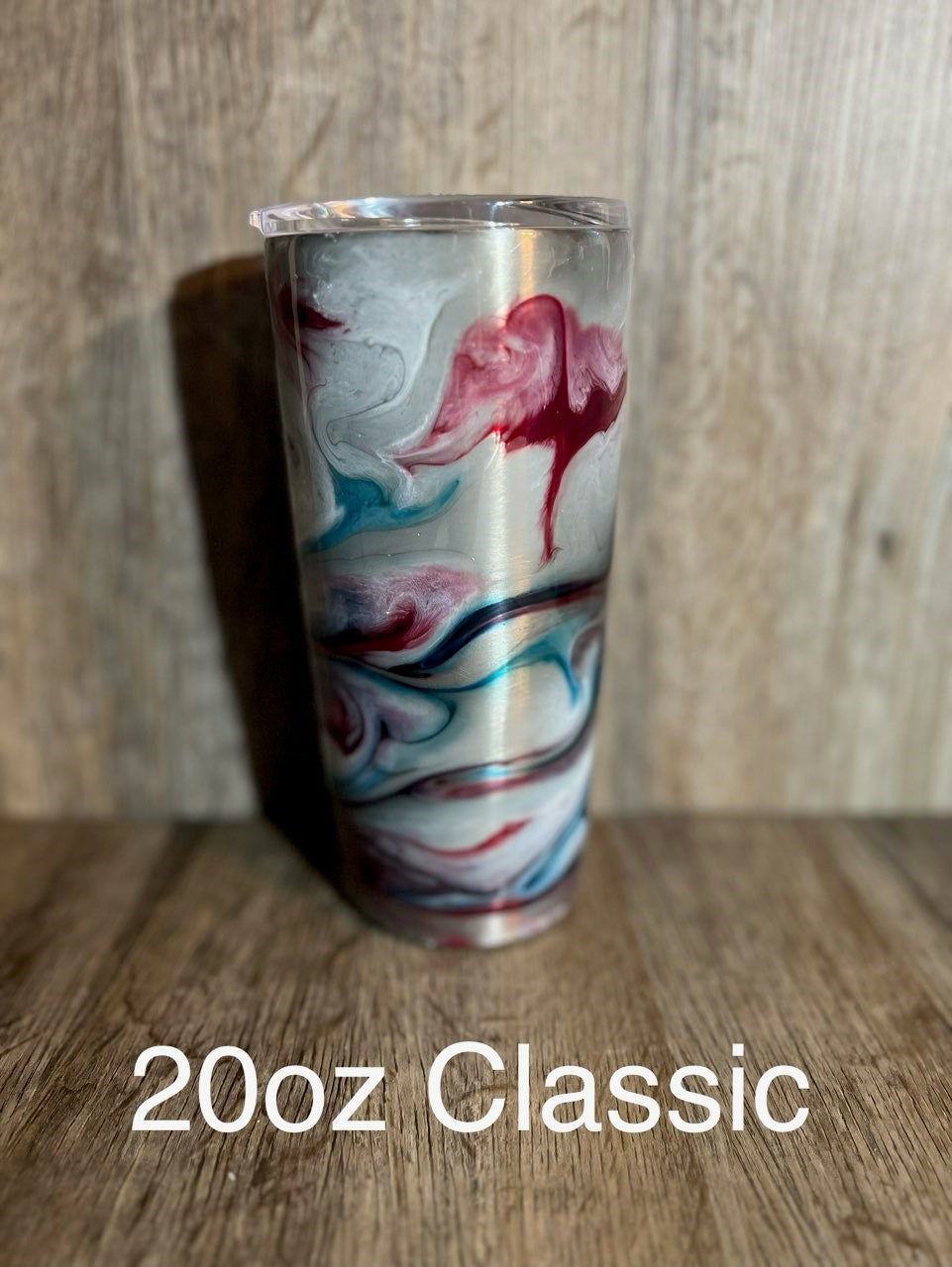 Red/White/Blue Stainless base