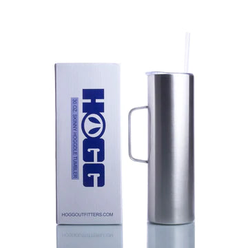30OZ STRAIGHT HOGGDLE SKINNY TUMBLER W/ SLIDING LID & STRAW