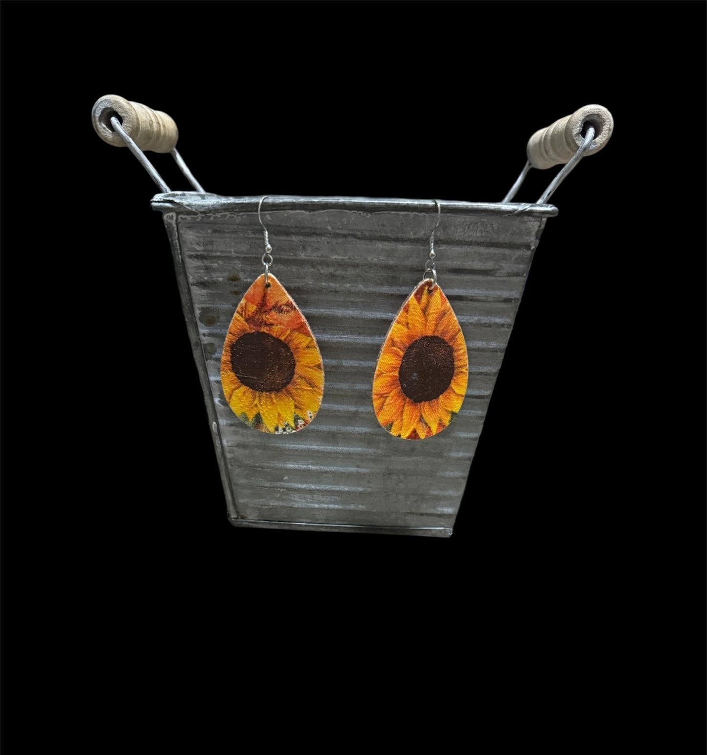 Sunflower Style 2 Earrings