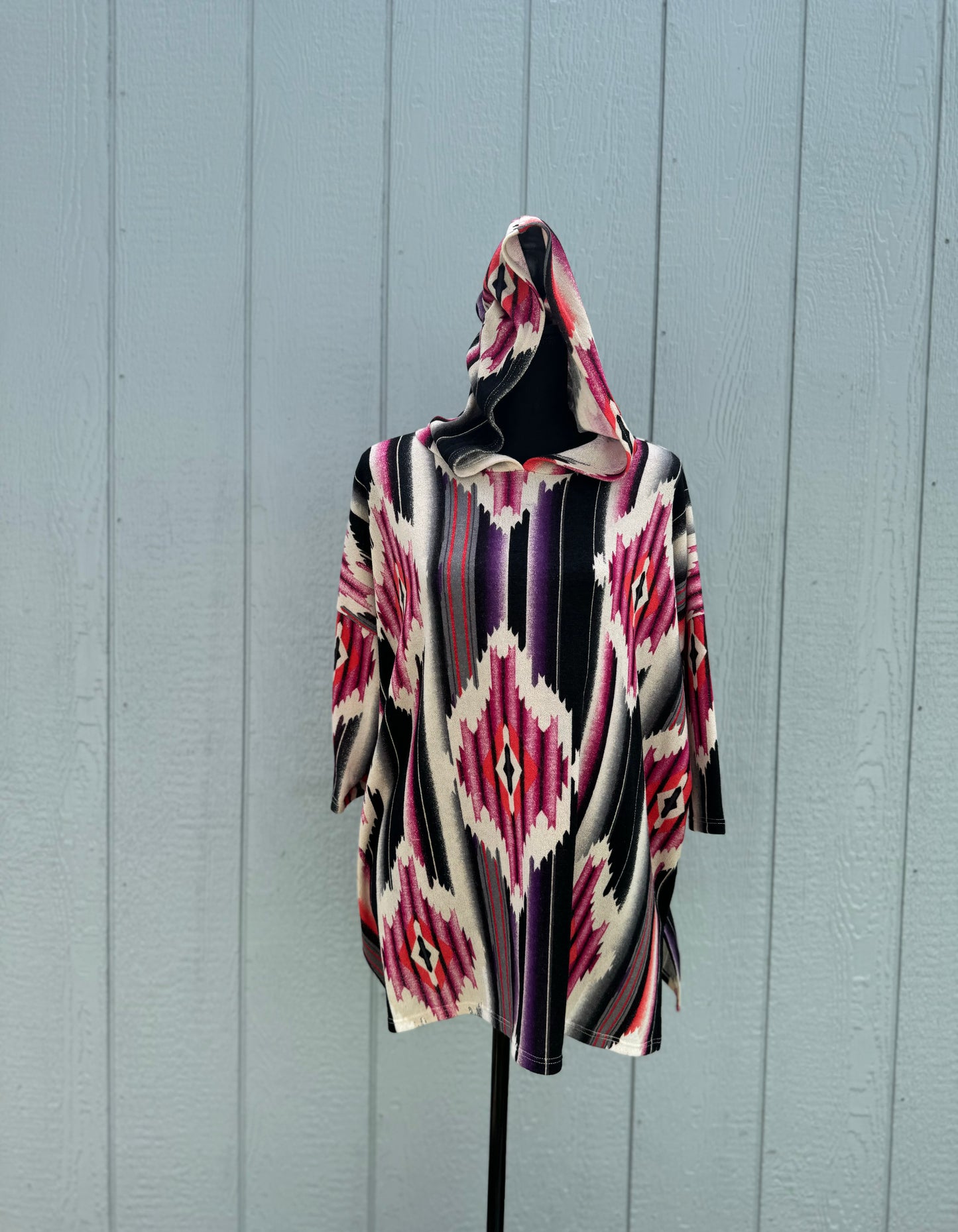 Aztec Hooded Top