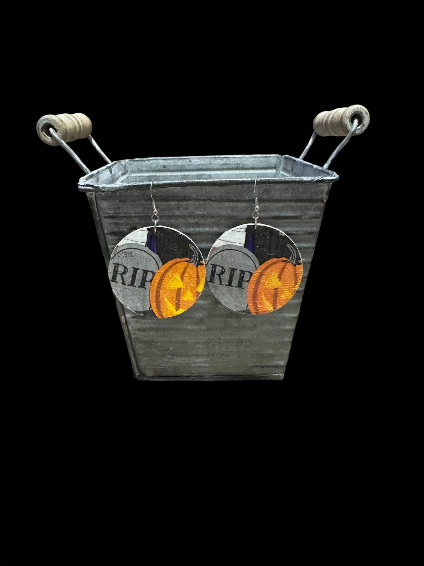 RIP Pumpkin Earrings