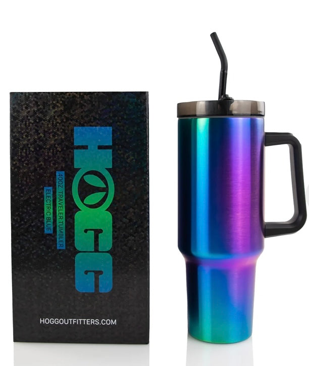 40oz TRAVELER TUMBLER - ELECTRIC BLUE