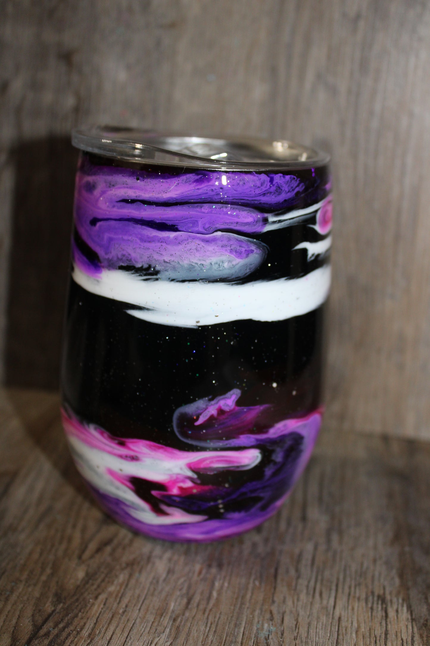 #25 12oz Stemless wine glass Galaxy