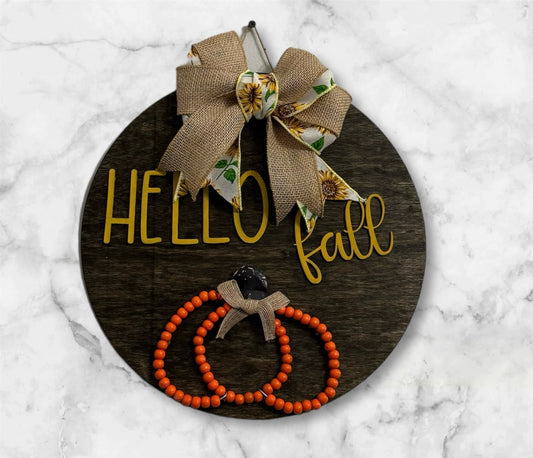 Hello Fall Sign