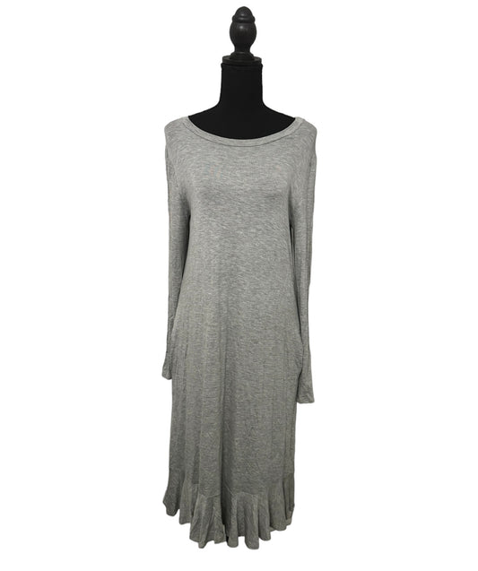 Solid Gray Pocket Dress #14