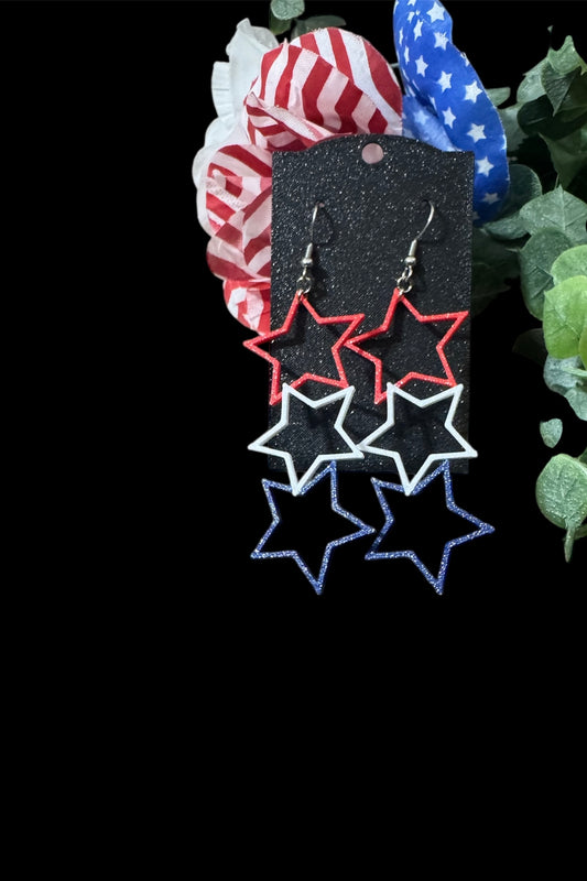 Red, White & Blue Stars