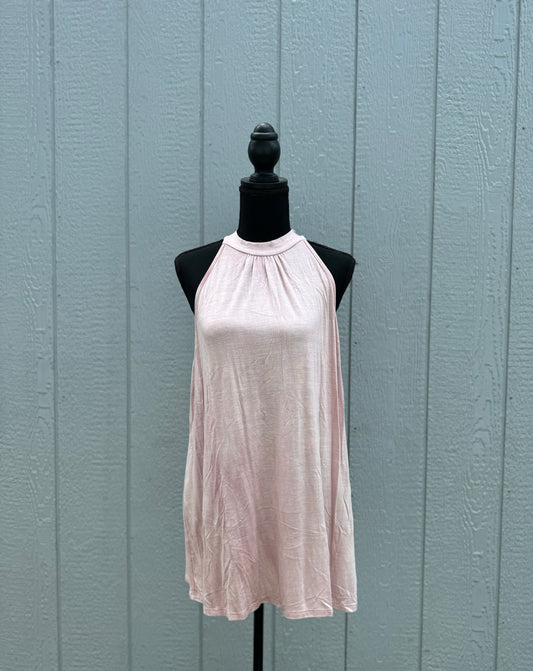 Pink Sleeveless Top