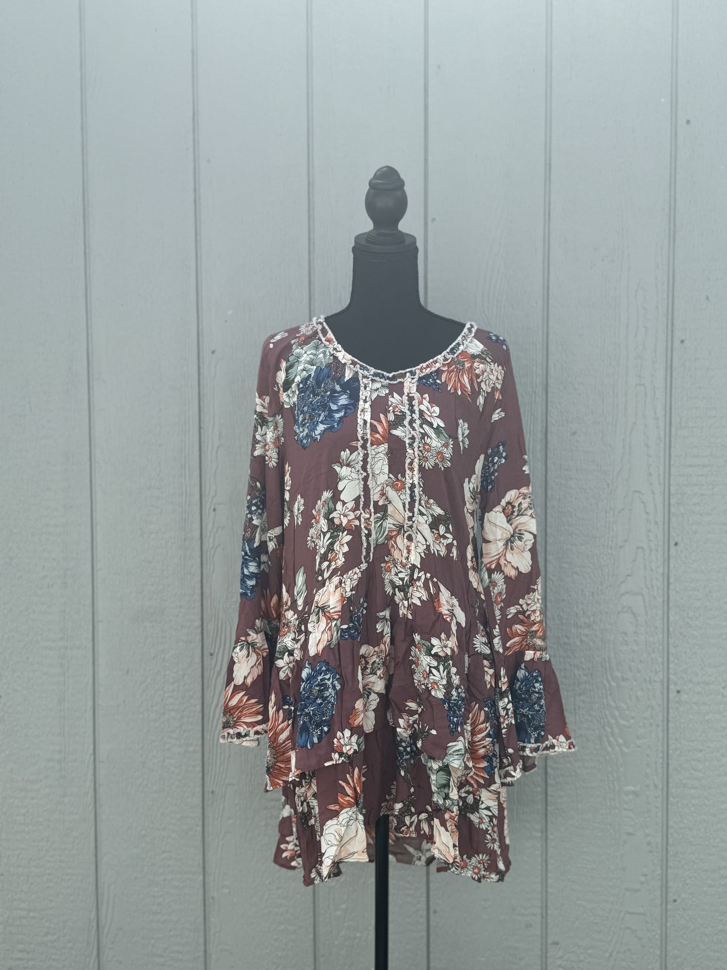 Floral Ruffle Dress