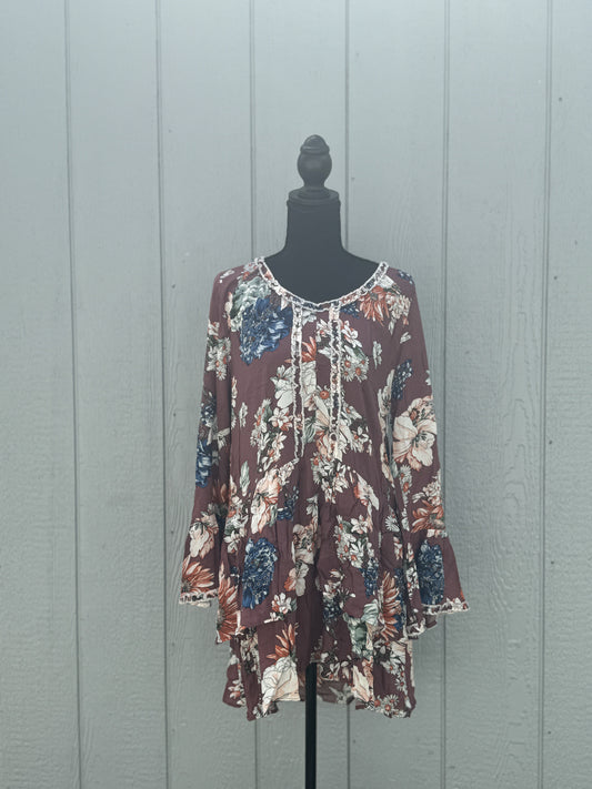 Floral Ruffle Dress