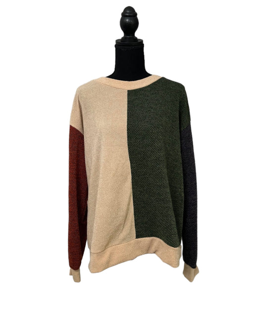 Waffle Knits Colorblock Top #31 Megan