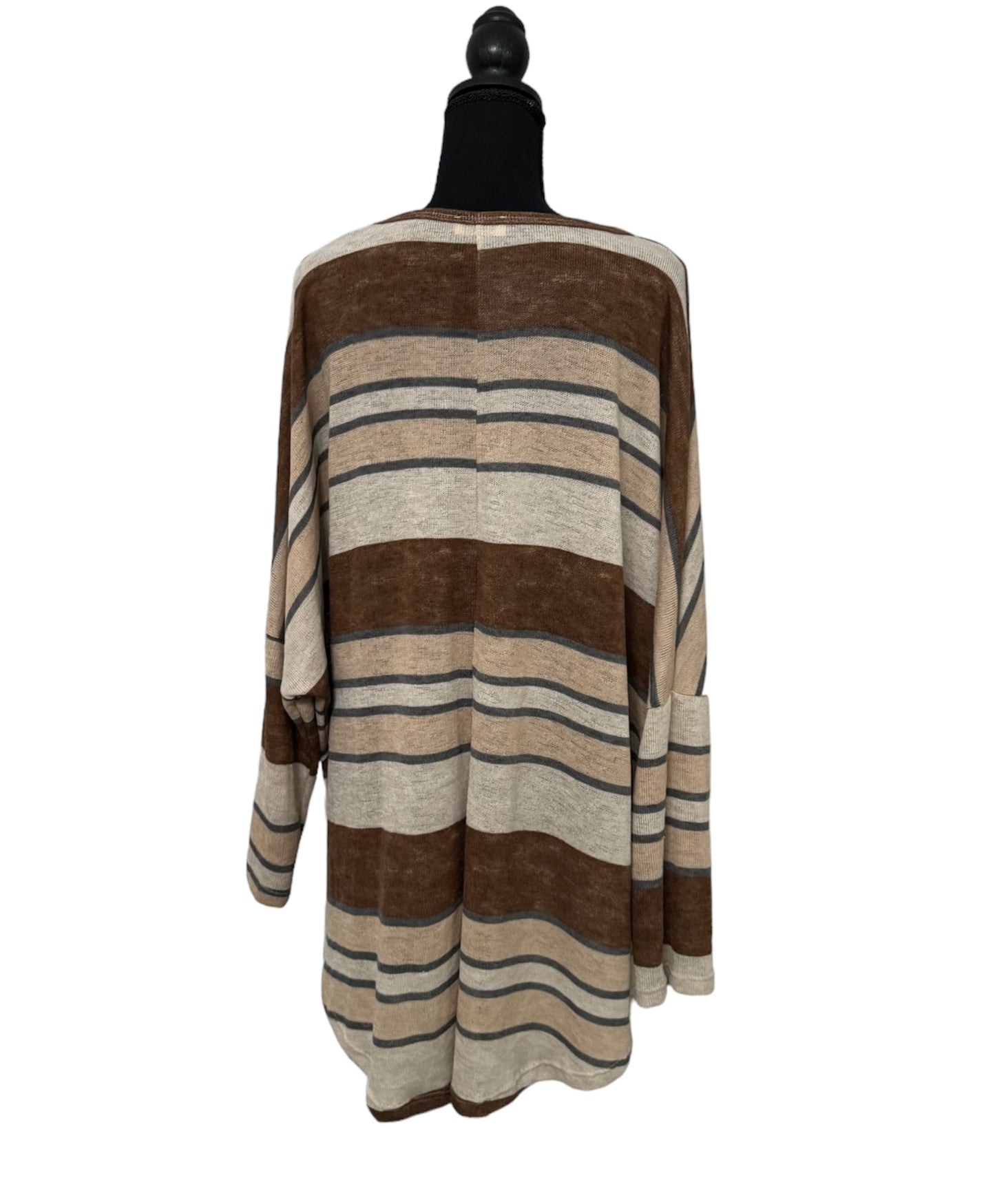 Stripe Knot Front Top #8