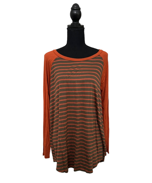 Rust Striped Top #28
