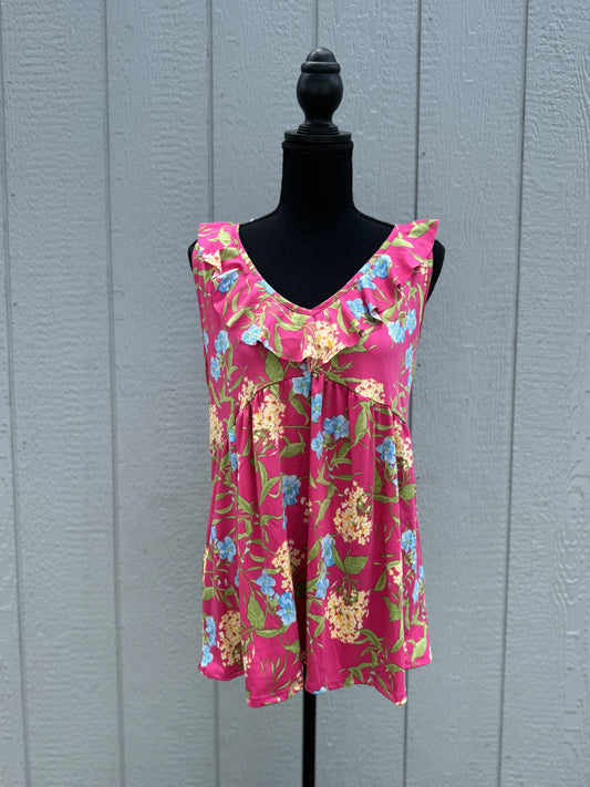 Floral Sleeveless Top