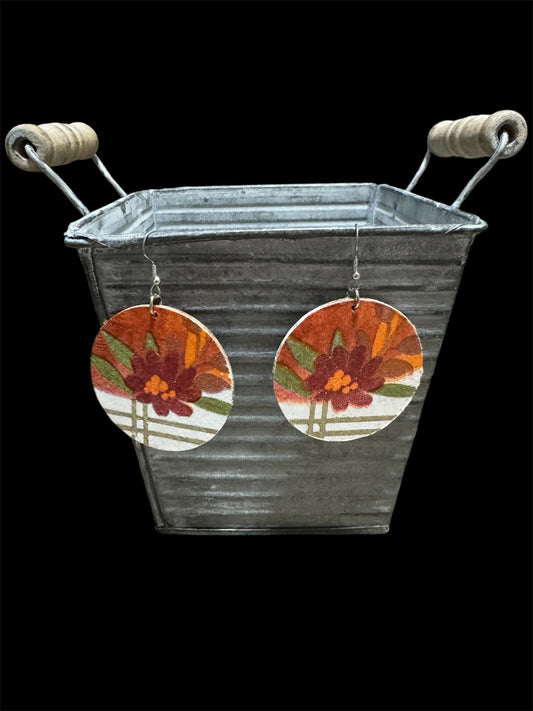 Fall Floral Earrings
