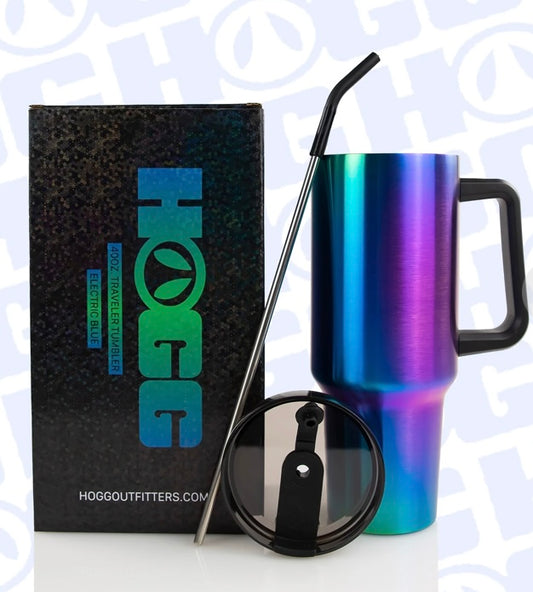 40oz TRAVELER TUMBLER - ELECTRIC BLUE