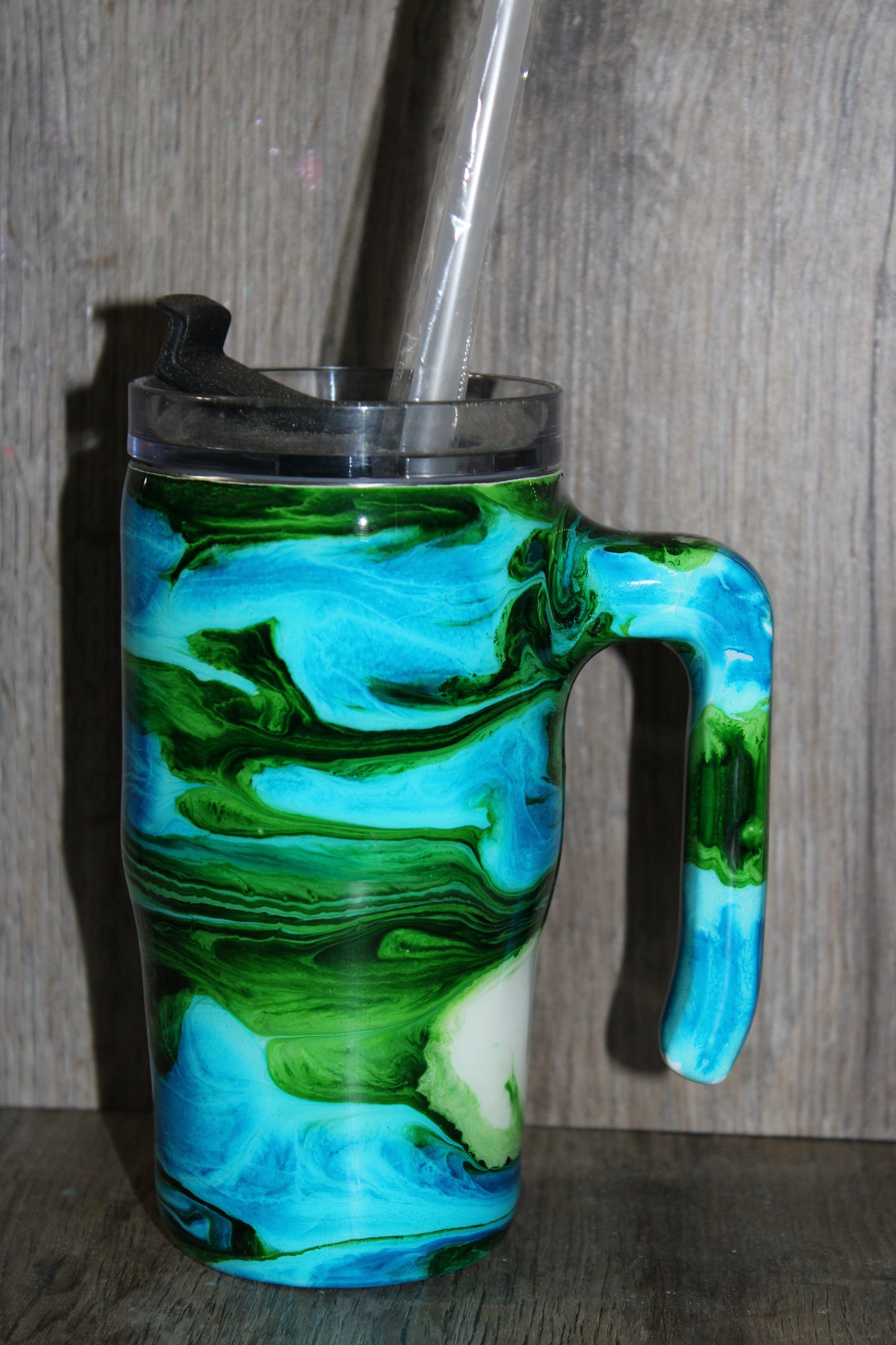 #17 12oz kid's tumbler with handle.